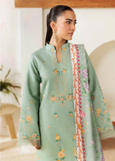 Nissa By Rajbari Floral Symphony Premium Embroidered Marina 3 Piece Unstitched Suit RB25NFS D-PM-03